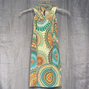 Colorful Patterned Women's Top